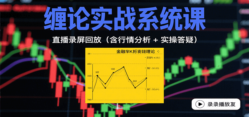 缠论实战系统课：直播录屏回放(含行情分析 + 实操答疑(更新8月)-谷进海小站