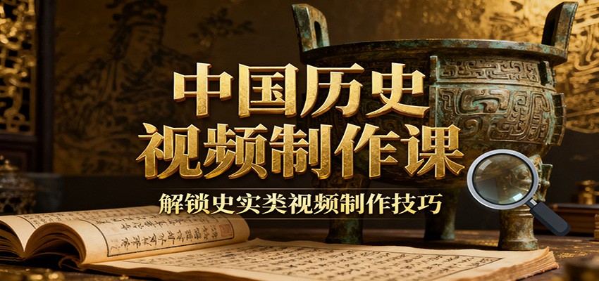 中国历史视频制作课：疆域地图集+参考文案+练习素材，解锁史实类视频制作技巧-谷进海小站