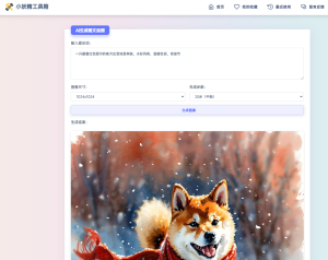 适用于彩虹工具箱程序的AI生成图文绘画插件工具-谷进海小站