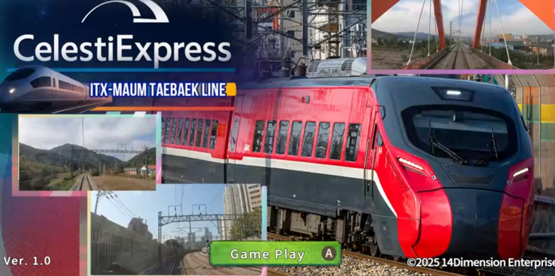 《韩国铁路 Celesti特快 ITX-MAUM 太白线 Korean Rail Celesti》Switch美版中文NSZ下载-谷进海小站