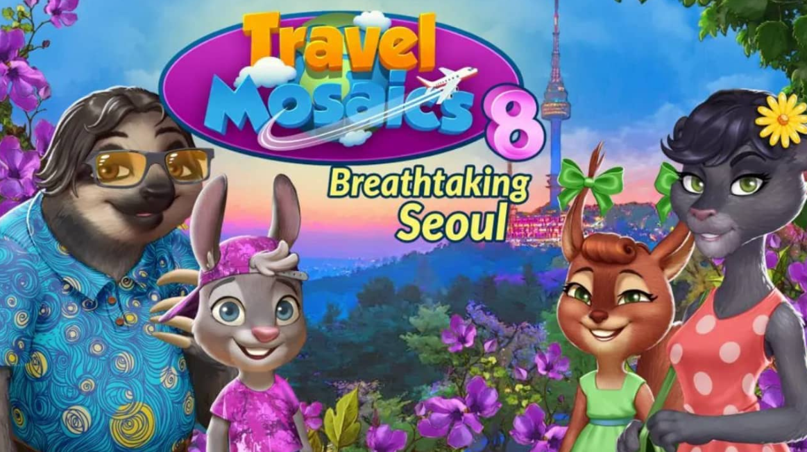 《旅行马赛克8：惊人首尔 Travel Mosaics 8: Breathtaking Seoul》Switch英文版NSP下载-谷进海小站