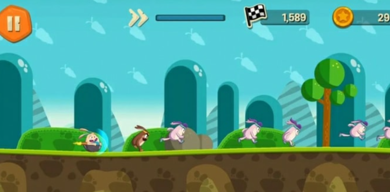 《火箭兔：硬币竞赛 Rocket Rabbit – Coin Race》Switch中文版NSZ下载-谷进海小站