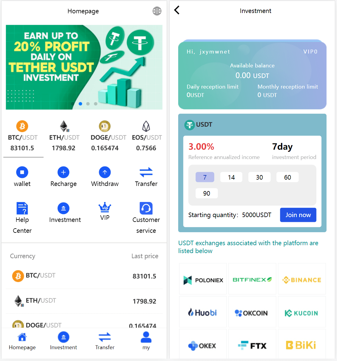 多国语言版_USDT虚拟币投资理财系统源码/海外区块链投资理财源码-谷进海小站