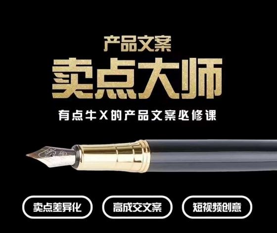 产品文案【卖点大师】高转化电商，有点牛X的产品文案必修课-谷进海小站