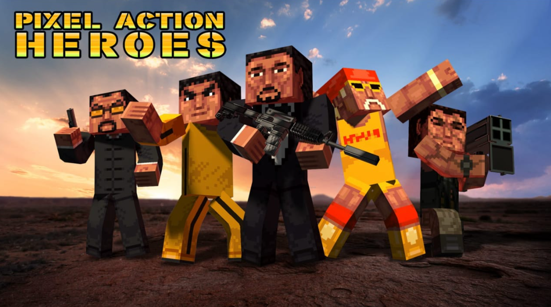 《方块世界：像素动作英雄 Pixel Action Heroes》Switch英文版NSZ下载-谷进海小站