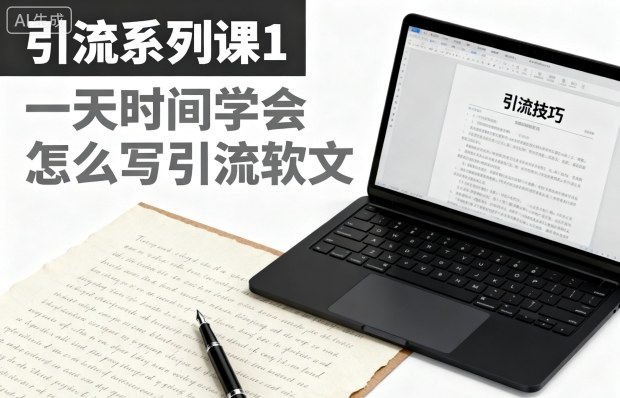 引流系列课1，一天时间学会怎么写引流软文-谷进海小站