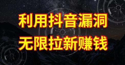 利用抖音链接漏洞，无限拉新赚钱【漏洞原理+操作流程】【揭秘】-谷进海小站