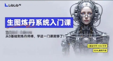 LibLibAI哩布哩布生图炼丹系统入门课，从生图到炼丹，只学这一门就够了-谷进海小站