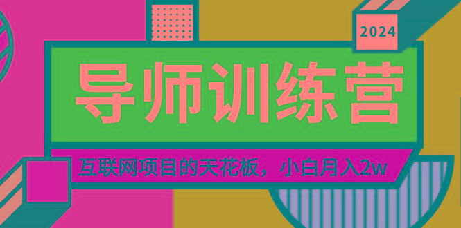 《导师训练营》精准粉丝引流的天花板，小白月入2w-谷进海小站