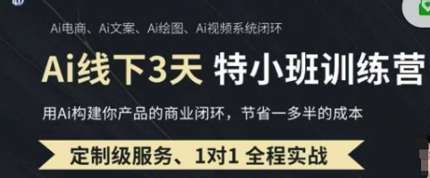 AI实操培训第20-21期线下，0基础保姆级教程，3月最新整理，企业获客、降本增效、打造超级个体-谷进海小站