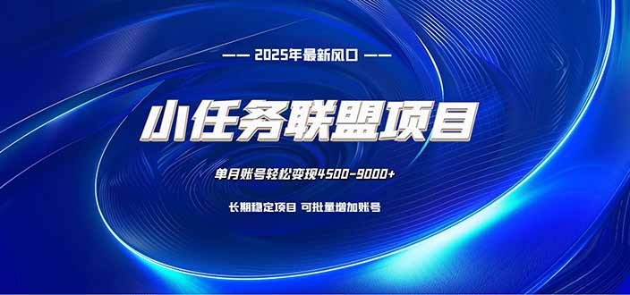 小任务联盟项目：一台电脑每天只需10分钟，轻松简单稳定-谷进海小站