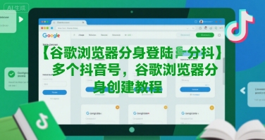 谷歌浏览器分身登陆多个抖音号，谷歌浏览器分身创建教程-谷进海小站
