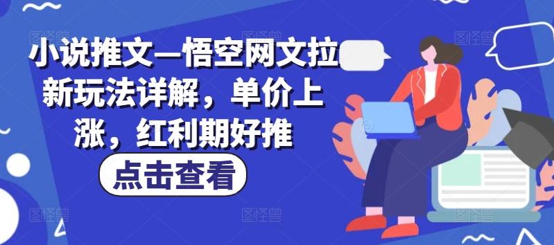 小说推文—悟空网文拉新玩法详解，单价上涨，红利期好推-谷进海小站