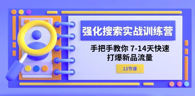 强化 搜索实战训练营，手把手教你 7-14天快速-打爆新品流量(13节课-谷进海小站