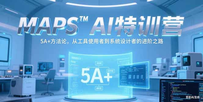 MAPSAI特训营，掌握 5A+方法论，从工具使用者到系统设计者的进阶之路-谷进海小站