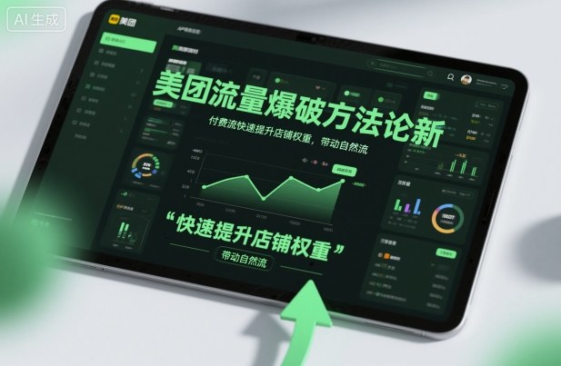 美团流量爆破方法论，付费流快速提升店铺权重，带动自然流-谷进海小站