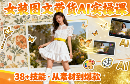 女装图文带货的AI实操课-谷进海小站