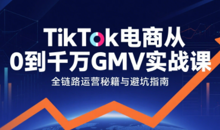 三千老师·TikTok电商从0到千万GMV实战课-谷进海小站