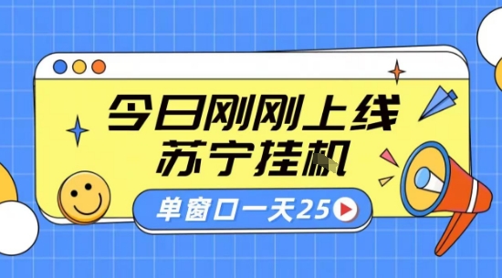 苏宁全自动采集挂G项目 稳定可批量 单窗口收益30+ 附教程【揭秘】-谷进海小站
