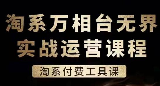 淘系万相台无界实战运营课，淘系付费工具课-谷进海小站