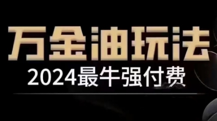 2024最牛强付费，万金油强付费玩法，干货满满，全程实操起飞-谷进海小站