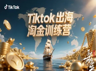 Tiktok出海淘金训练营，跨境电商TK实战变现-谷进海小站