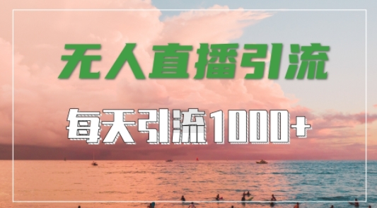 抖音快手视频号全平台通用，无人直播引流法，超暴力引流1000+高质量精准创业粉【揭秘】-谷进海小站