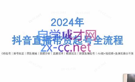 六六老师·2024年抖音直播带货起号全攻略-谷进海小站
