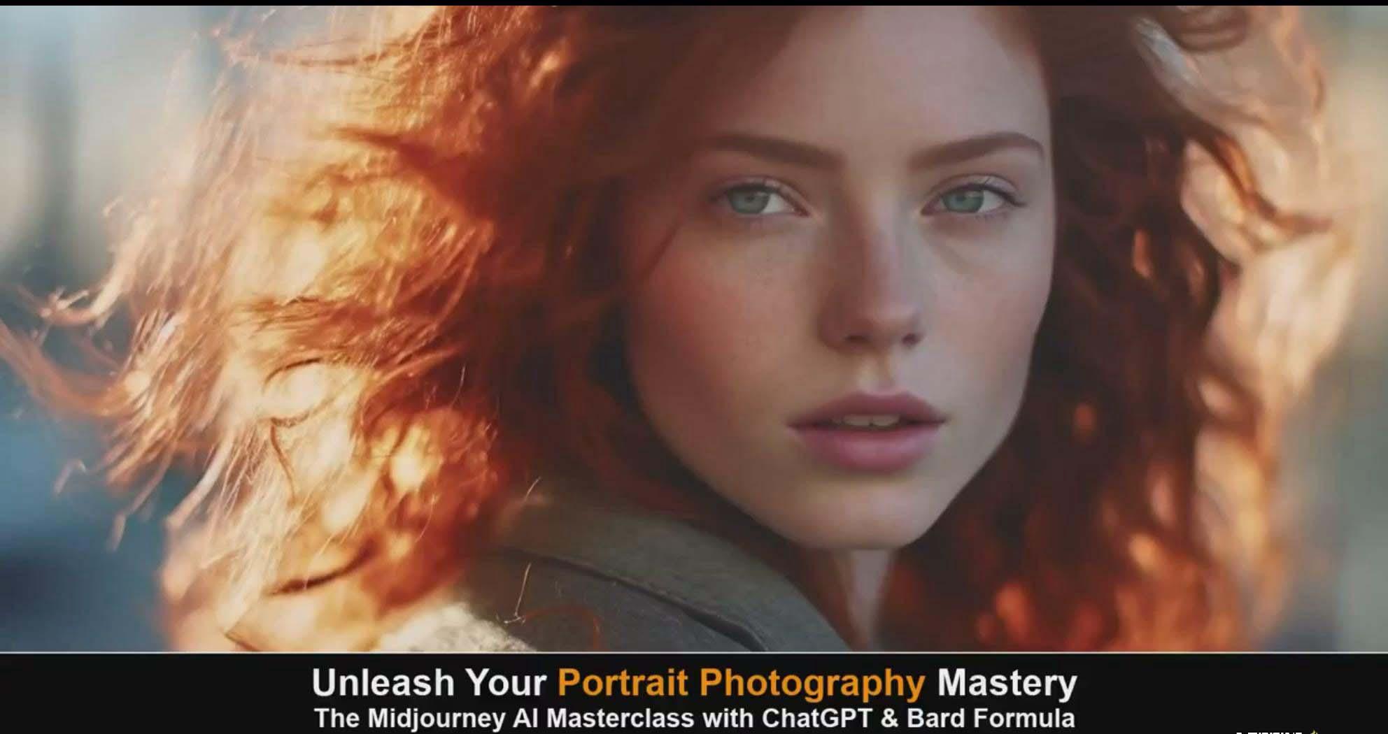 图片[2]-(9312期)Midjourney v5 ChatGPT 和 Bard AI人工智能人像摄影大师班-15节-中英字幕-谷进海小站