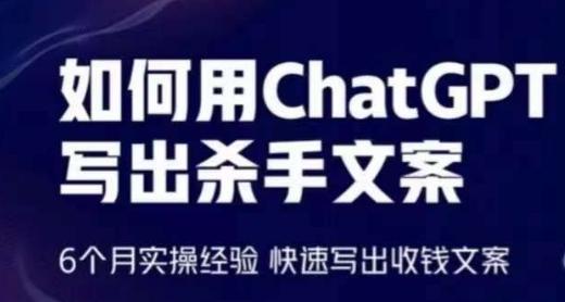 如何用ChatGPT写出杀手文案，6个月实操经验，快速写出收钱文案-谷进海小站