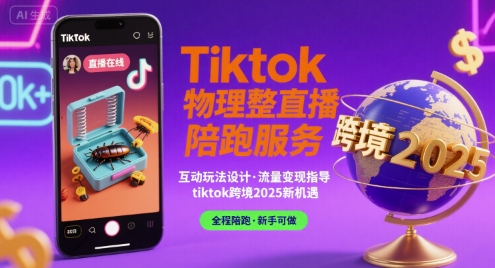 Tiktok物理整蛊直播陪跑服务-tiktok跨境2025-谷进海小站