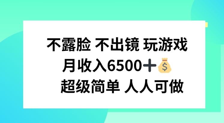 不露脸 不出境 玩游戏，月入6500 超级简单 人人可做【揭秘】-谷进海小站
