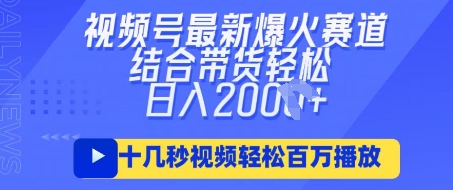 视频号最新爆火ai民国美女视频，轻松百万播放，结合带货日入数张-谷进海小站