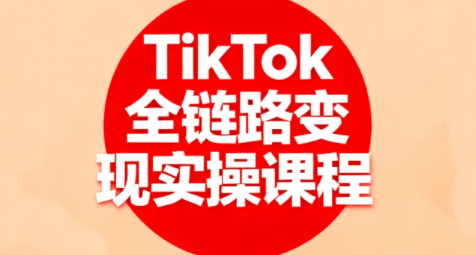 小杨老师·TikTok全链路变现实操课程-谷进海小站