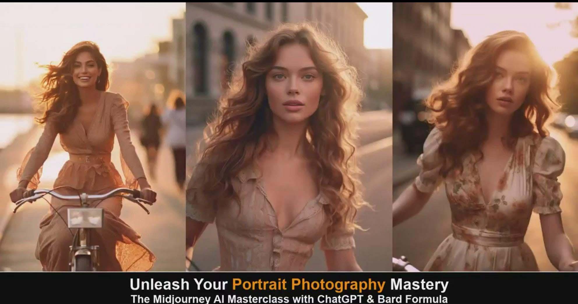 图片[4]-(9312期)Midjourney v5 ChatGPT 和 Bard AI人工智能人像摄影大师班-15节-中英字幕-谷进海小站