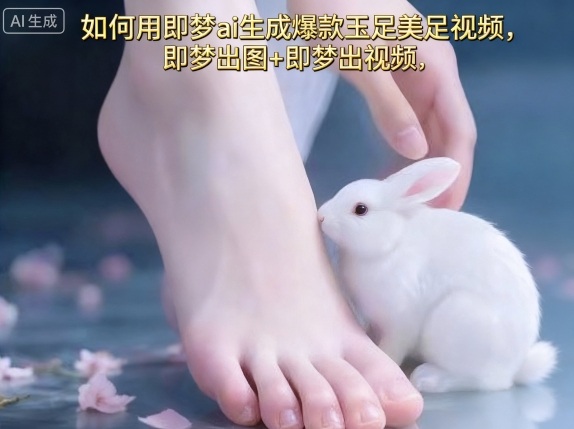如何用即梦ai生成爆款玉足美足视频，即梦出图+即梦出视频，快速涨粉-谷进海小站