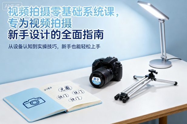 视频拍摄零基础系统课，专为视频拍摄新手设计的全面指南-谷进海小站