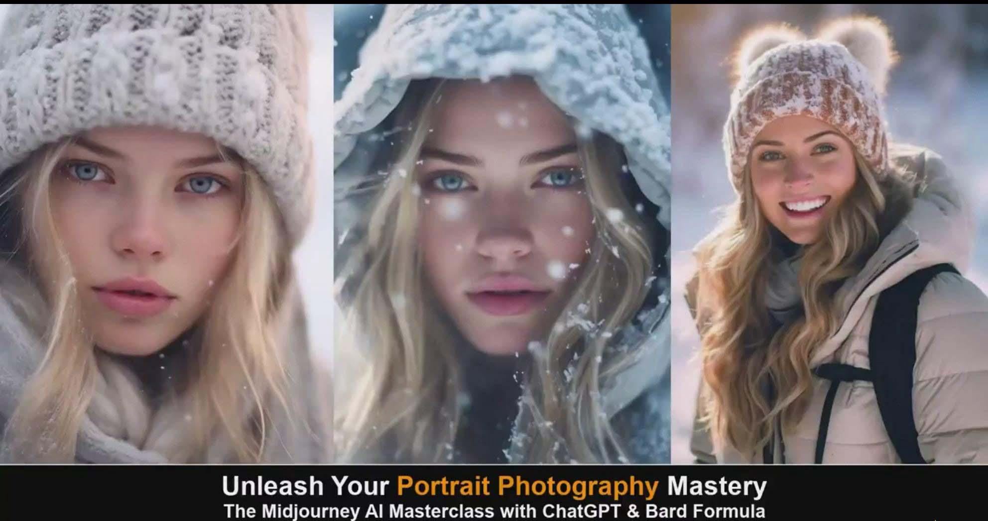 图片[5]-(9312期)Midjourney v5 ChatGPT 和 Bard AI人工智能人像摄影大师班-15节-中英字幕-谷进海小站