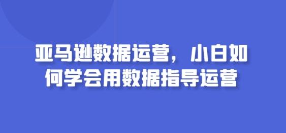 亚马逊数据运营，小白如何学会用数据指导运营-谷进海小站
