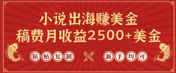小说出海赚美金，稿费月收益2500+美金，仅需chatgpt粘贴复制，新手也能玩转【揭秘】-谷进海小站