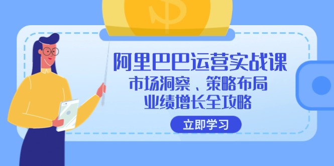 阿里巴巴运营实战课：市场洞察、策略布局、业绩增长全攻略-谷进海小站