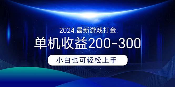 2024最新游戏打金单机收益200-300-谷进海小站