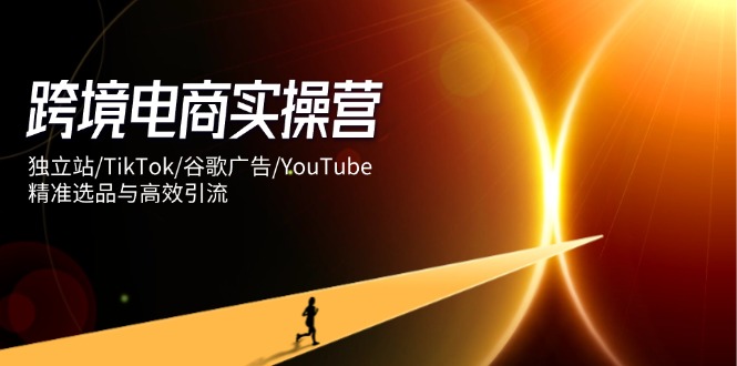 跨境电商实操营：独立站/TikTok/谷歌广告/YouTube，精准选品与高效引流-谷进海小站