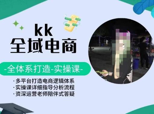 KK全域电商，全体系打造实操课，多平台打造电商逻辑体系-谷进海小站