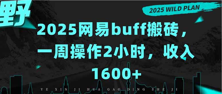 2025网易buff搬砖，一周操作2小时，收入1600+-谷进海小站