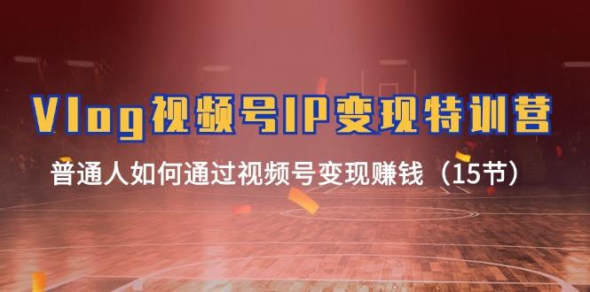 Vlog 视频号IP变现特训营，普通人如何通过视频号变现赚钱(15节-谷进海小站