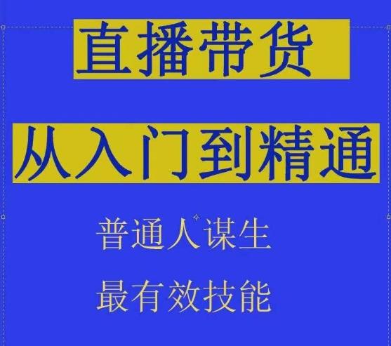 2024抖音直播带货直播间拆解抖运营从入门到精通，普通人谋生最有效技能-谷进海小站