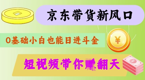 最新京东短视频带货代运营秘籍，轻松躺挣【揭秘】-谷进海小站