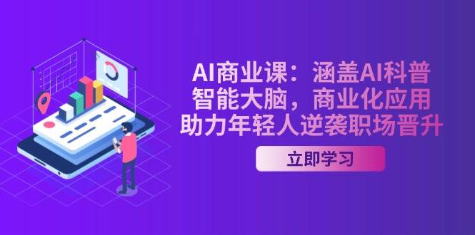 AI商业课：涵盖AI科普，智能大脑，商业化应用，助力年轻人逆袭职场晋升-谷进海小站