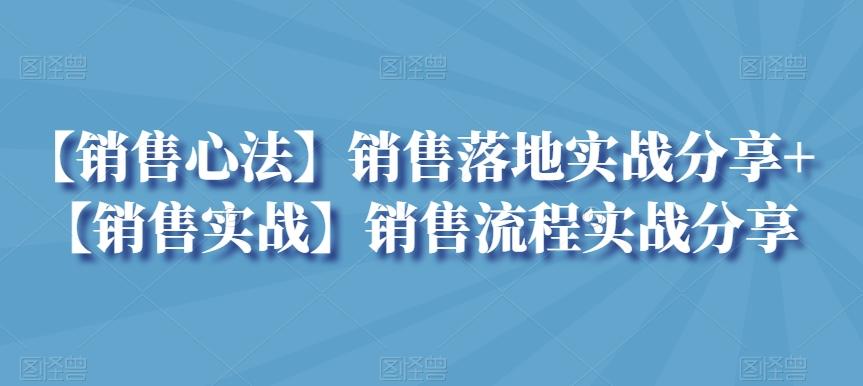 【销售心法】销售落地实战分享+【销售实战】销售流程实战分享-谷进海小站